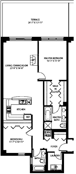 3140 N Sheffield Floorplan - 02 Tier*